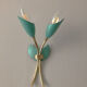 Double vintage Italian wall light 1950s