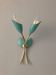 Double vintage Italian wall light 1950s