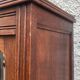 Oak library 1950s French Design Art Deco display cabinet