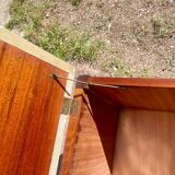 Vintage chest bench 1960. Sapele veneer