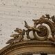 Louis XVI style mirror in wood and gilded stucco XIX century
