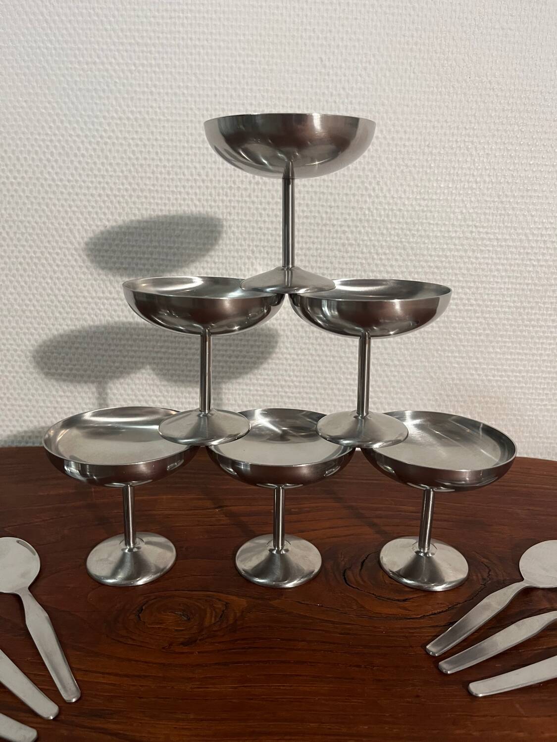 Ice sorbet cup with spoon Guy Degrenne