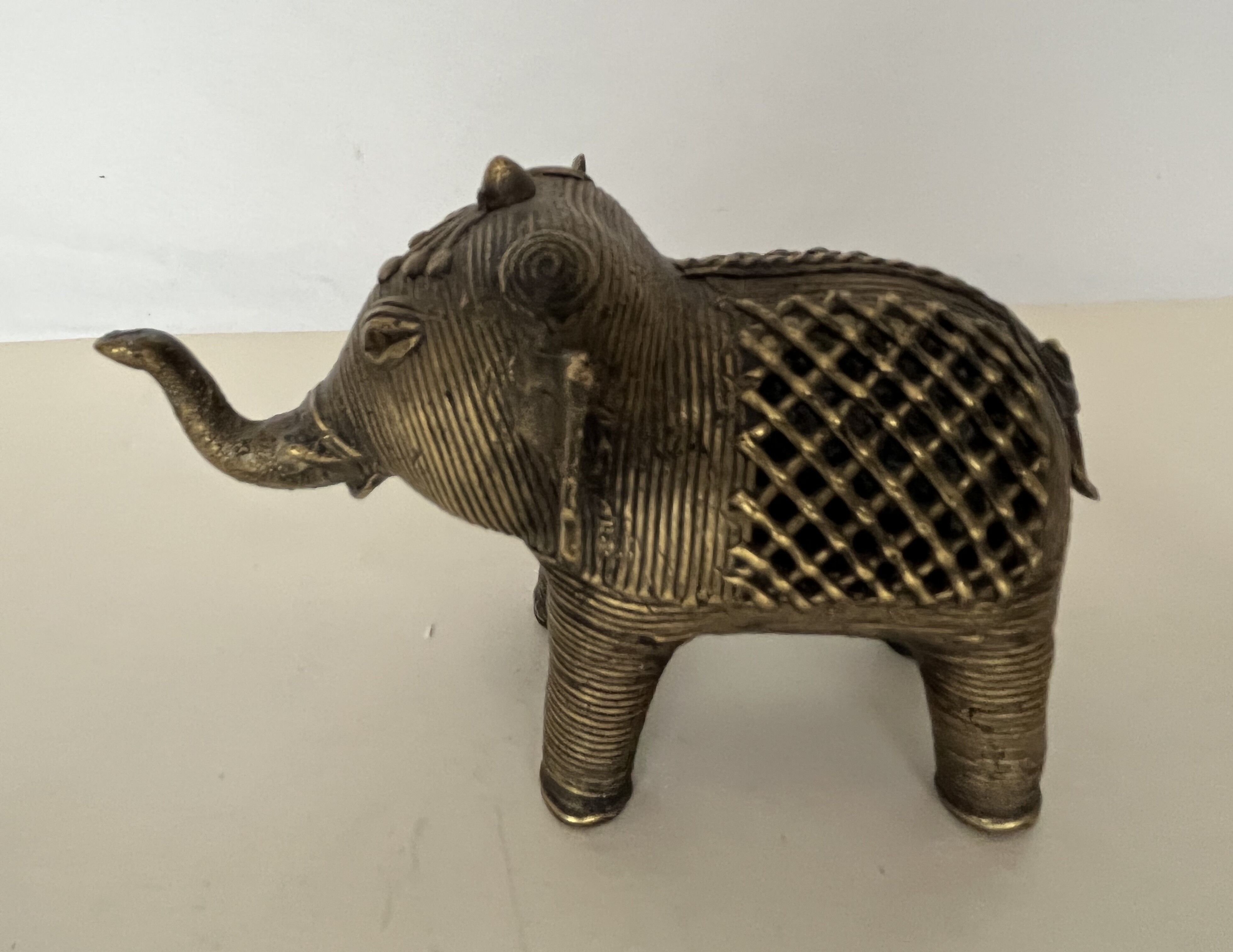 Brass elephant