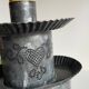 Heart Lamp Zinc Vintage