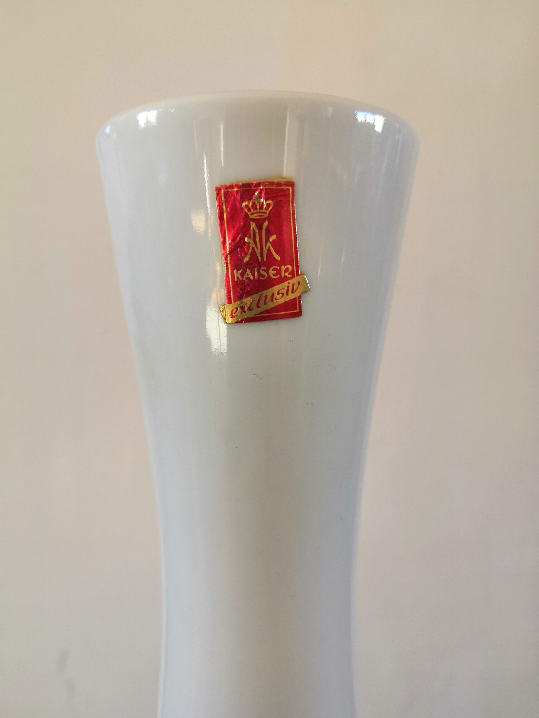 Porcelain vase design kaiser 70s