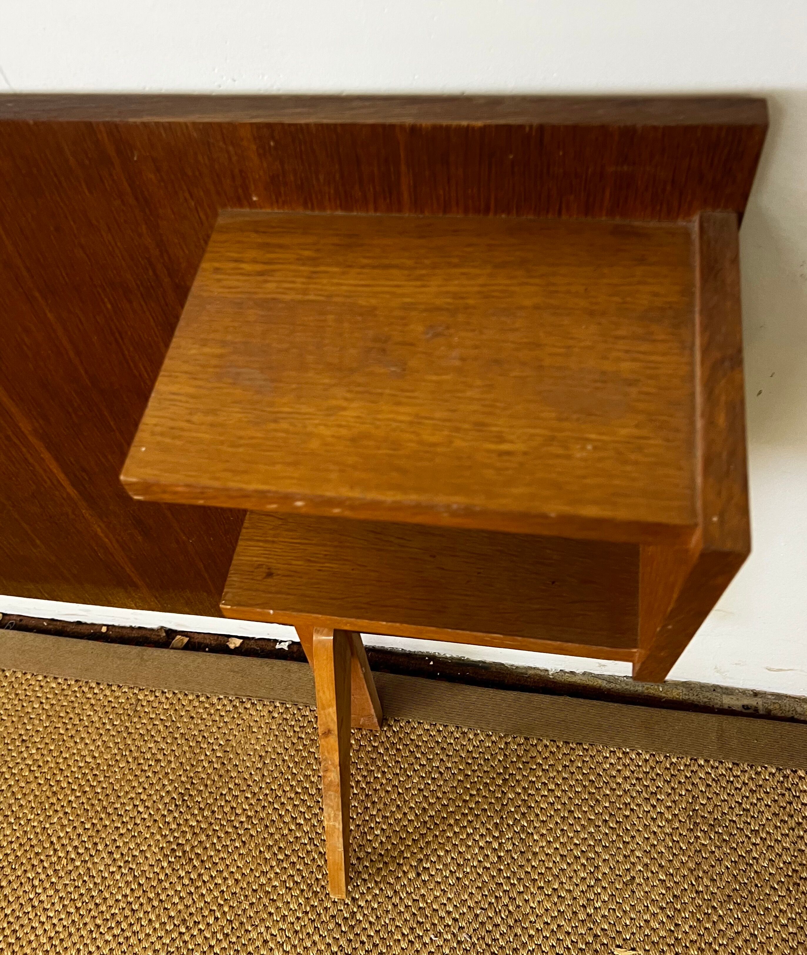 Vintage wooden headboard