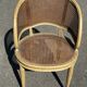 1920s cane armchair