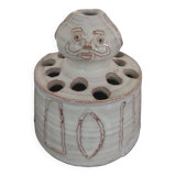 Ceramic flower stand signed J.Peyrot