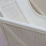 Vintage rattan chaise lounge vivai del sud 1970s