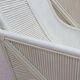Vintage rattan chaise lounge vivai del sud 1970s