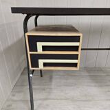 Vintage desk with suspended pedestal, 60s design