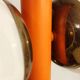 Glass ceiling lamp, Spain, 1970s