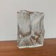 Vintage Glass Block Vase