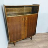 Vintage wooden display cabinet