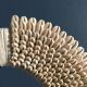 Sculpture tribal necklace Papou in shells