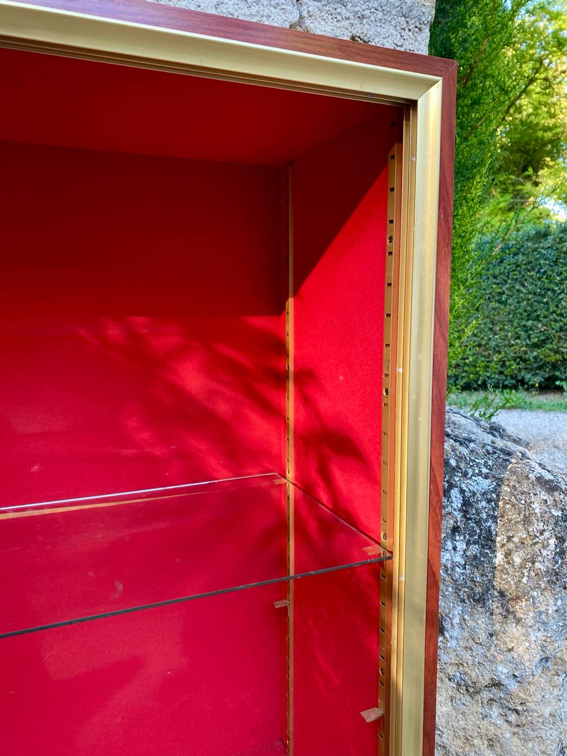 Large vintage 70s display case