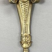 Set of four bronze wall sconces, Louis XVI style, 20th century.