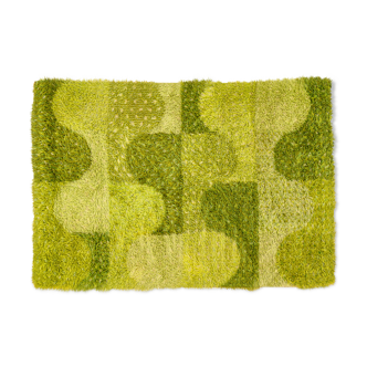Scandinavian 20th century modern rya rug by Marianne Richter 200 x 137 cm