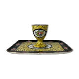 Coquetier and its tray