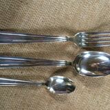Old housewife in silver metal