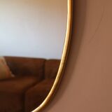 Miroir Organique Abstrait en Laiton