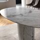 Table marbre arabescato Italie vintage