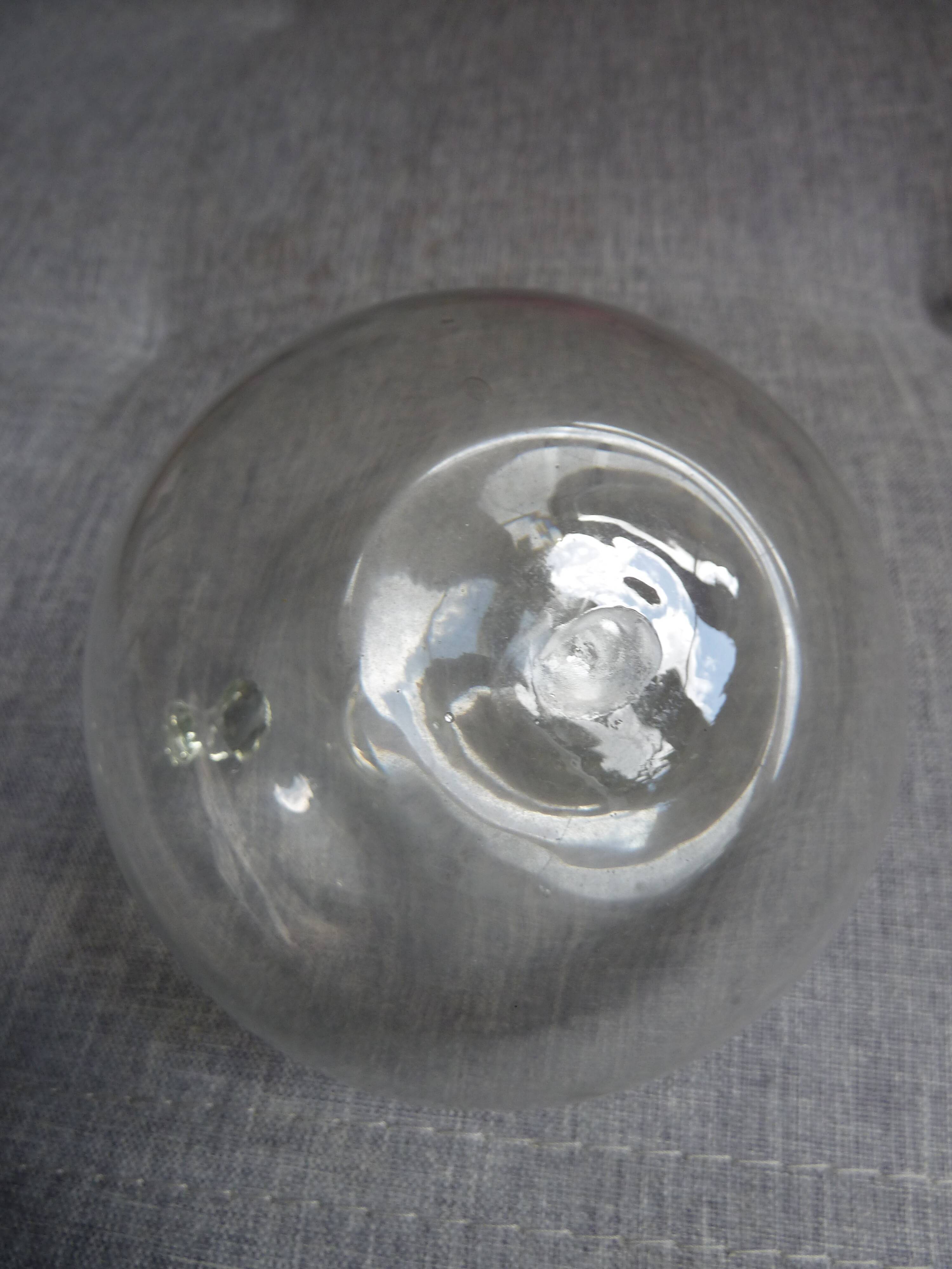 Ancient glass soliflore vase