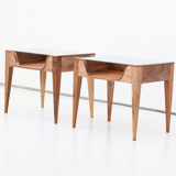 Suite of 2 vintage by F.lli Strada bedside tables