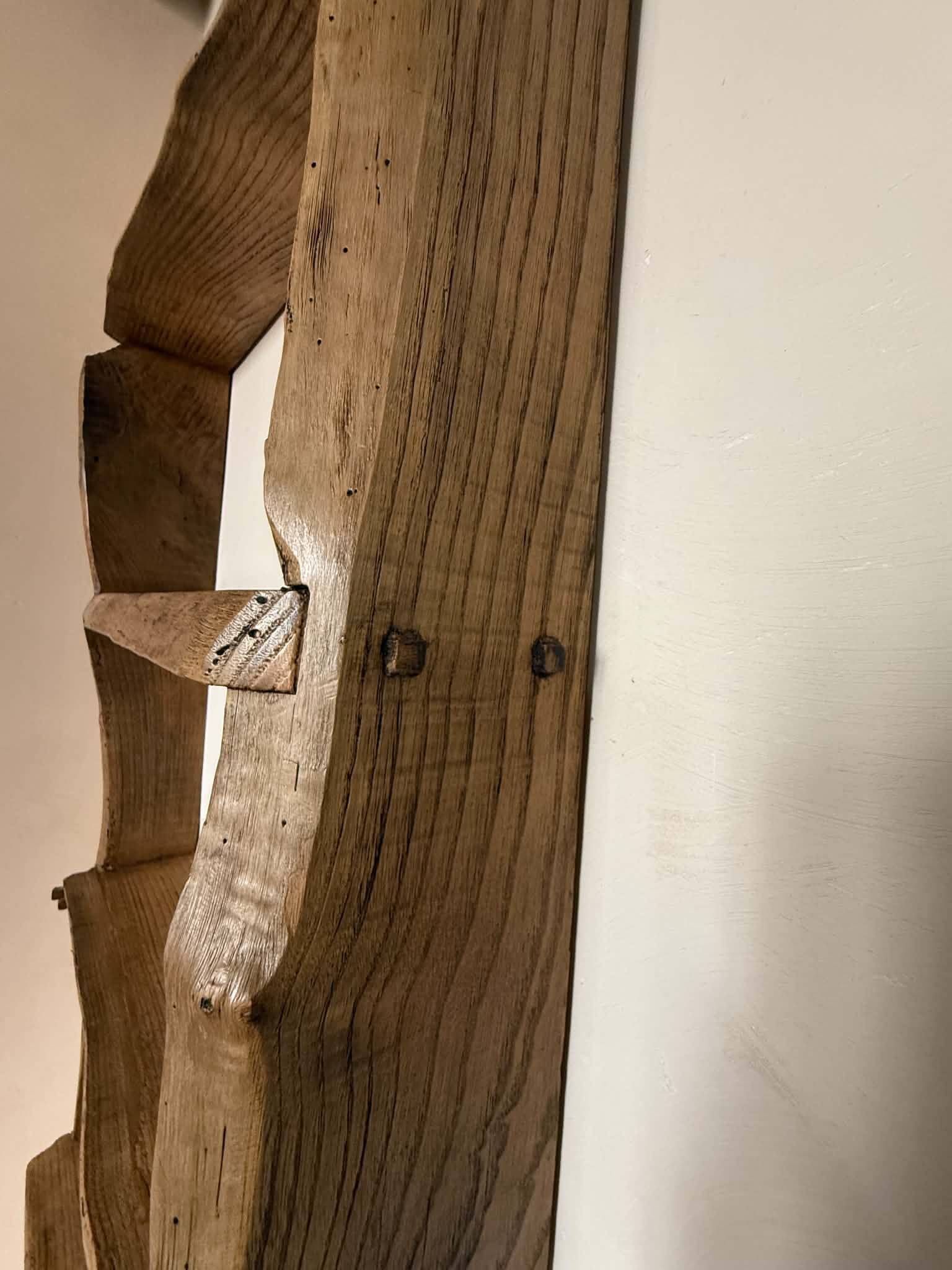 Étagère murale en bois massif/ étagère de rangement