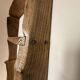 Solid wood wall shelf / storage shelf
