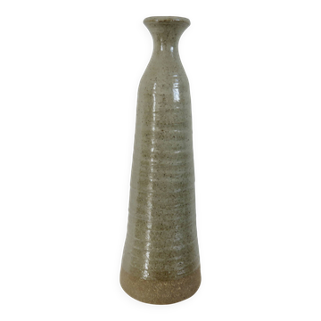 Glazed stoneware vase, 1960s-70s