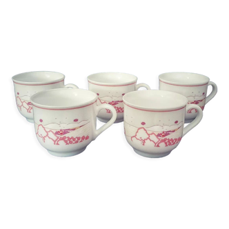 Lot de 5 tasses Arcopal