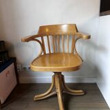 Bentwood office chair by Zpm radomsko, 1950s