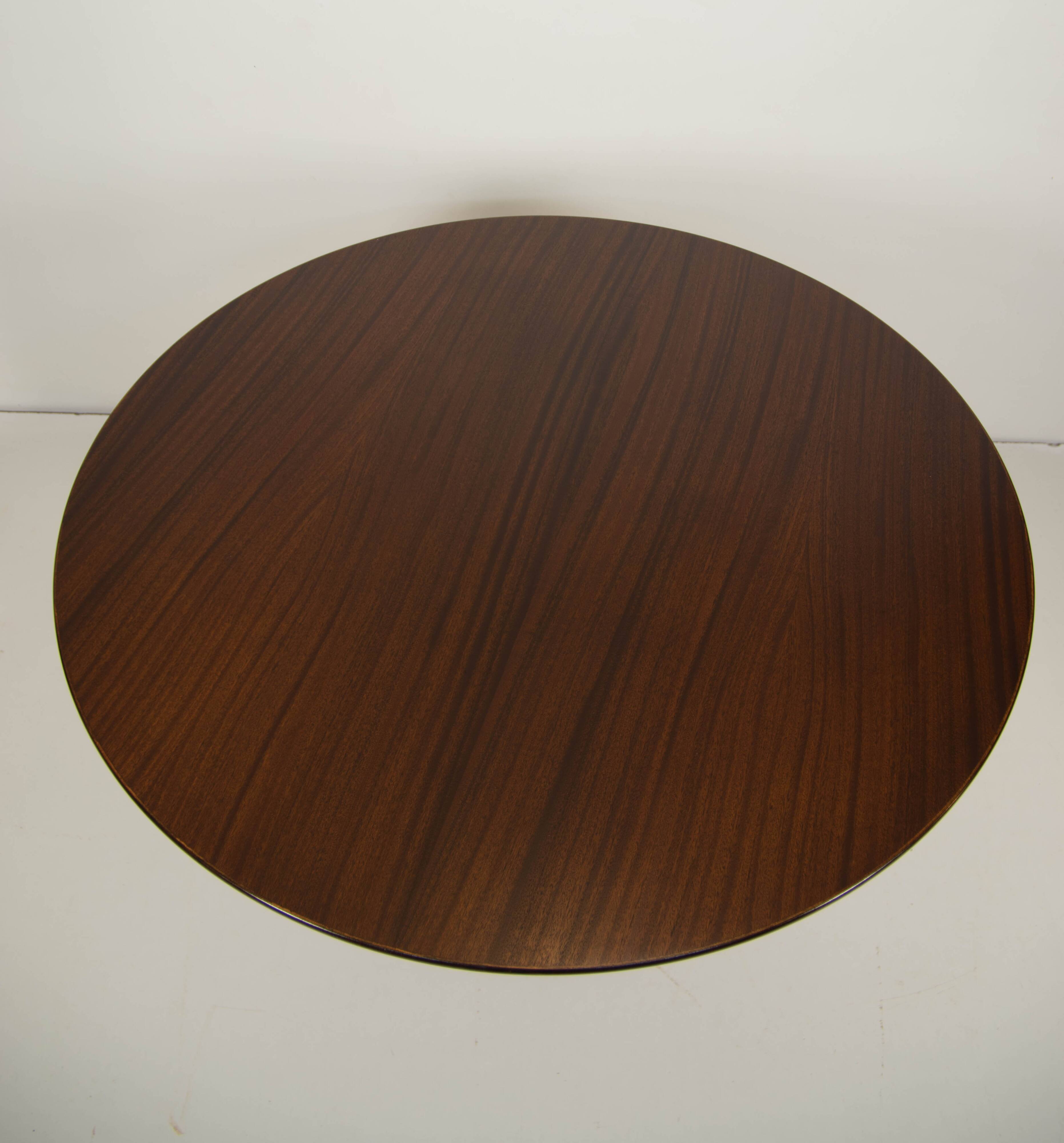 Mid-Century Pedestal Table by Dřevotvar Jablonné, 1960s, Restored