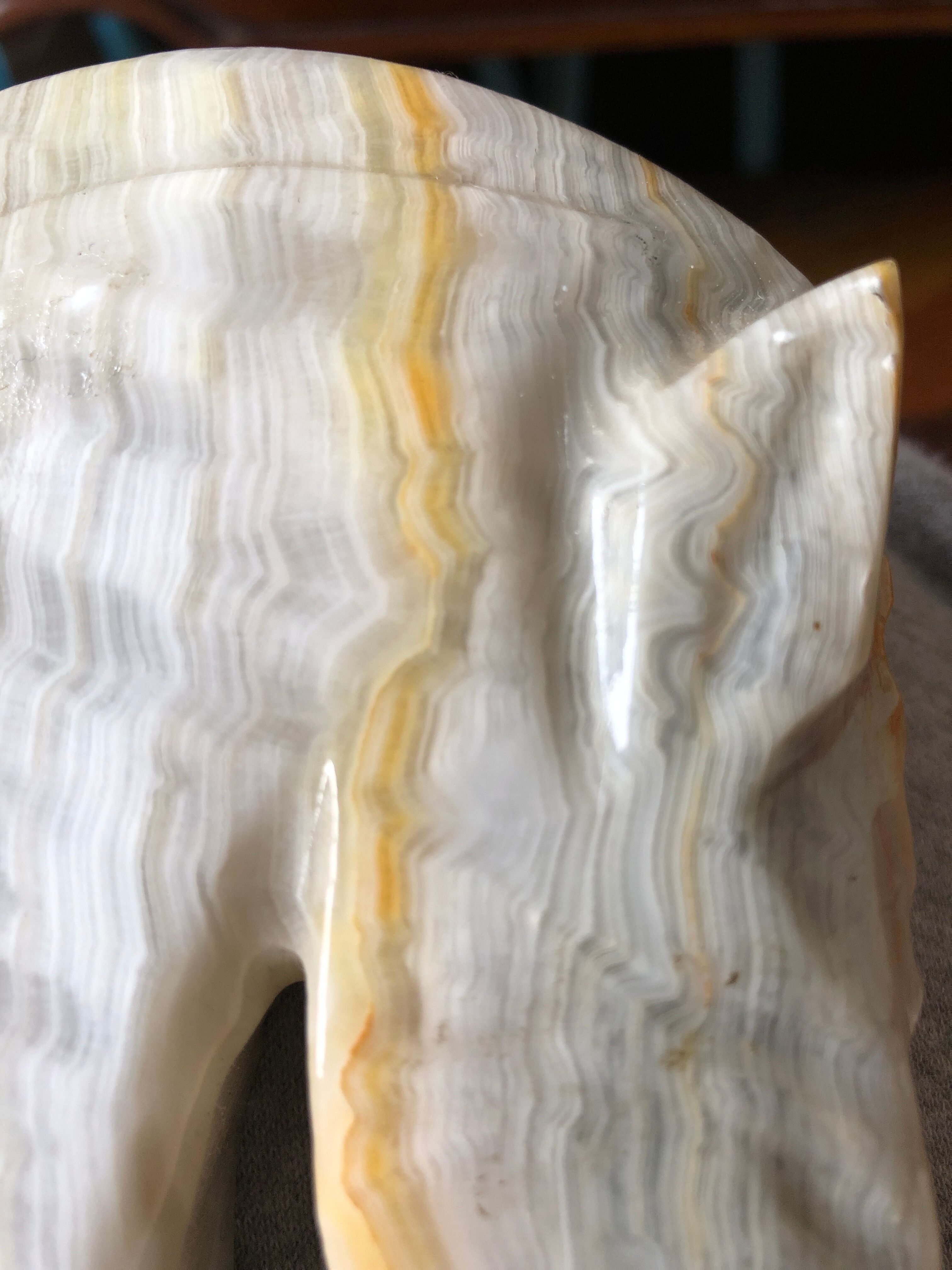 Greenhouse book art deco zoomorphic horse head in marble onyx
