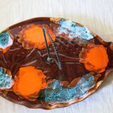 "Vallauris" type cheese board in the shape of a fish in very good condition.