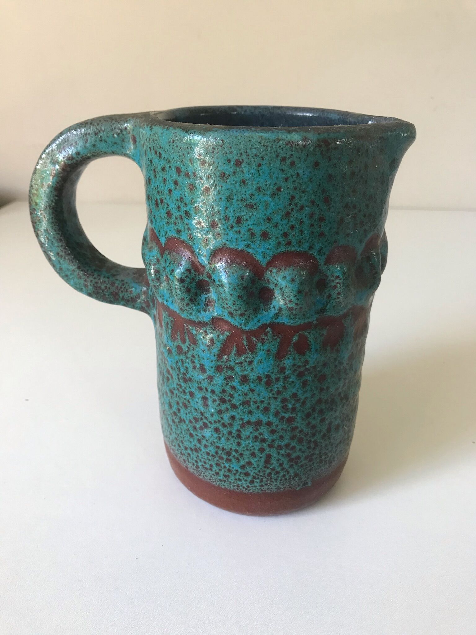 Ceramic pitcher accolay 60 years