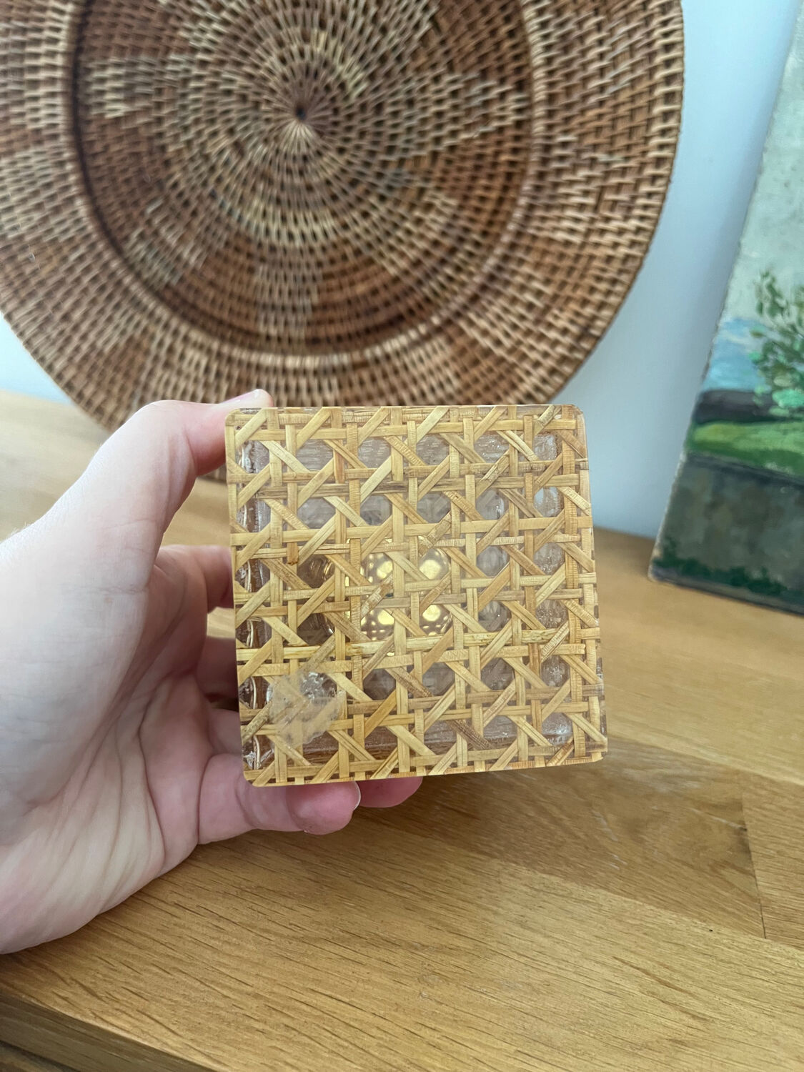 Vintage cane and plexi lighter