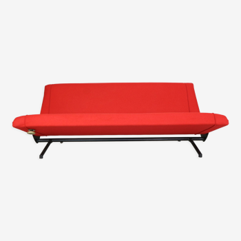 Osvaldo Borsani Original 'D70' Sofa/Daybed for Tecno, 1954 Italy