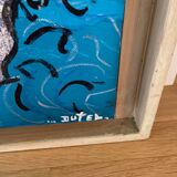 Acrylic on canvas and collage