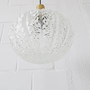 Limburg glass ball suspension lamp 1960s
