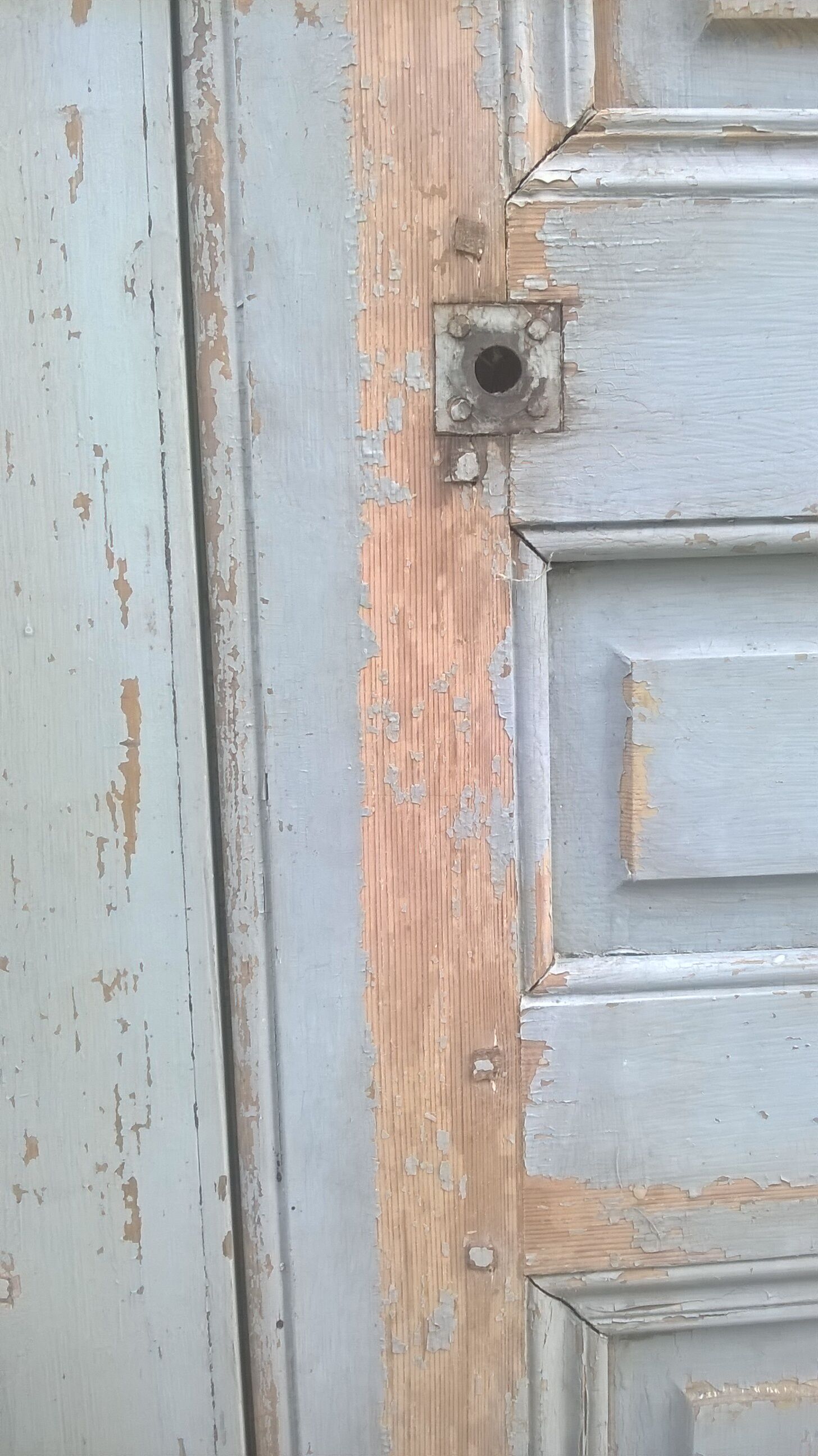 Set of 2 molded old communication doors
