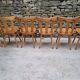 Set of 12 bistro chairs