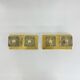 Pair of Peil & Putzler ice cube glass wall lamps, 1970s