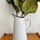 Antique enamelled broc vase