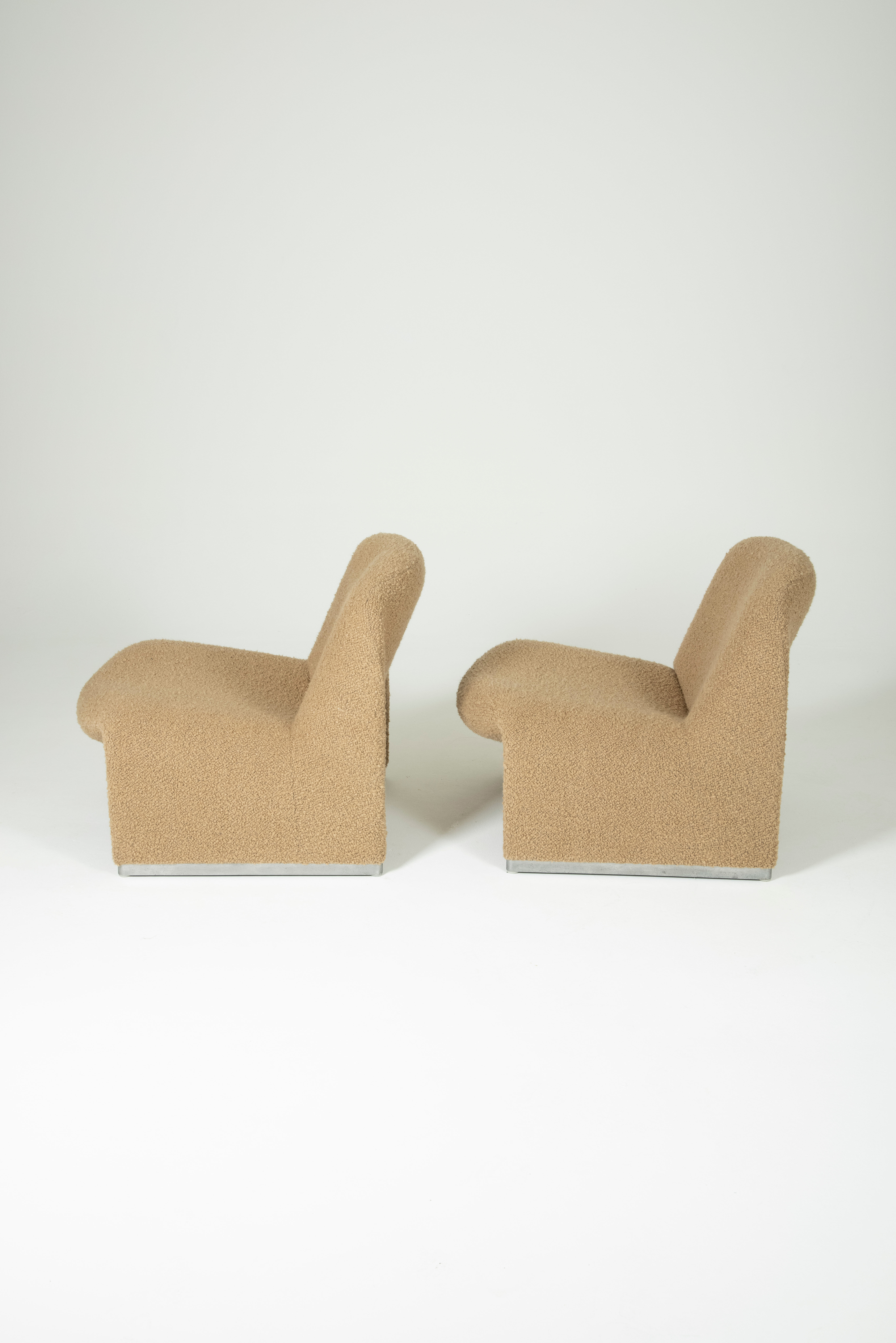 Pair of Alky armchairs by Giancarlo Piretti for Artifort 1970s