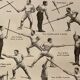 Lithograph on the cane of 1922, sport
