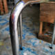 Round stool in formica