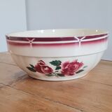 Pair of vintage earthenware salad bowls