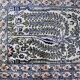 Silk cashmere carpet 143x79cm
